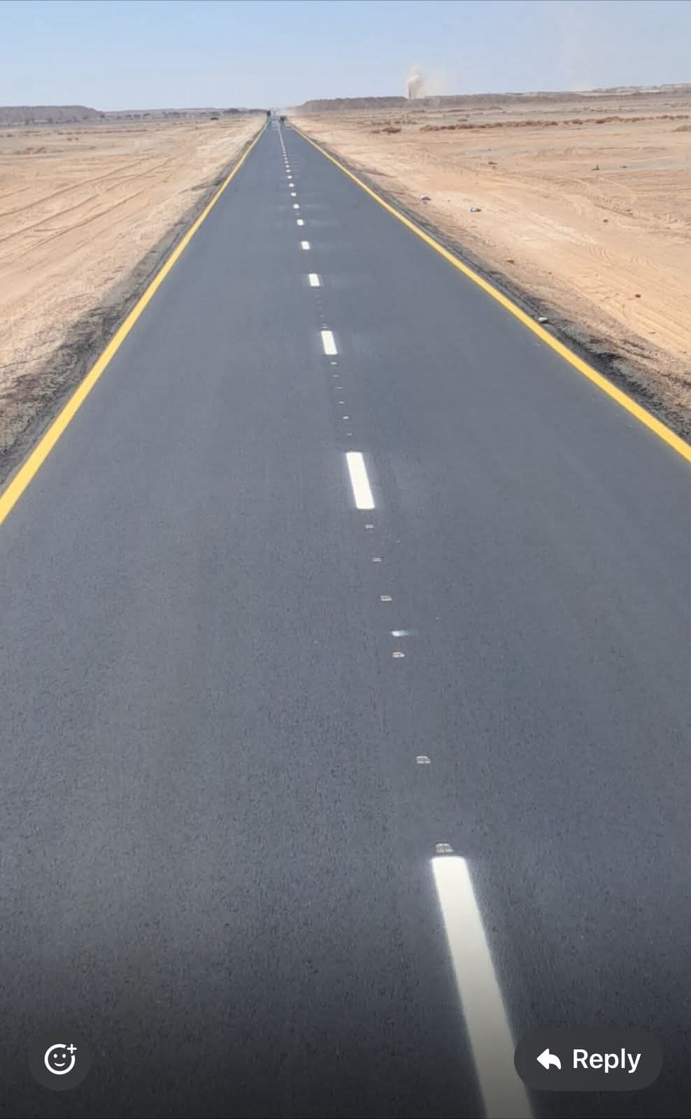 Funded by the Phosphate Company, the Ministry of Public Works completes the 3 km long Jafr-Shidiya Mines Road project.